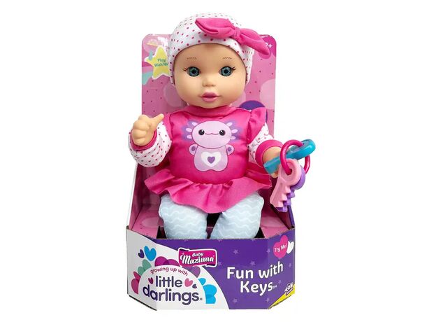 عروسک نوزاد 30 سانتی به همراه دسته کلید Little Darlings, image 5