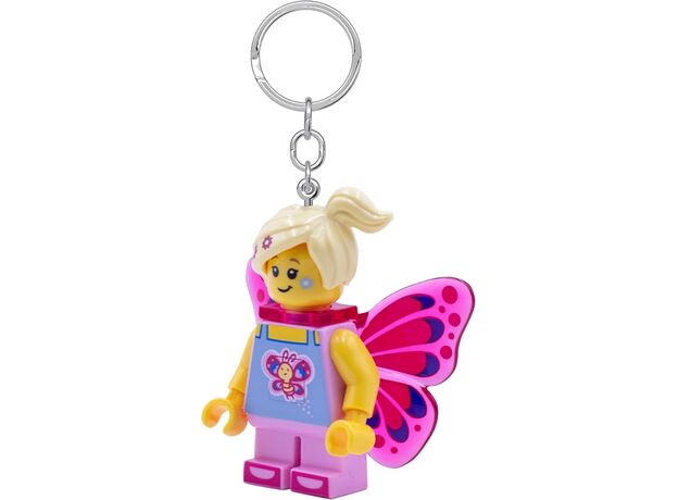 جاکلیدی 7 سانتی چراغ دار لگویی دختر پروانه ای IQ Lego, image 6