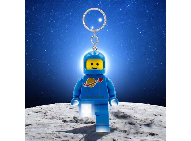جاکلیدی 7 سانتی چراغ دار فضانورد لگویی با لباس آبی IQ Lego, تنوع: 53541P-Blue, image 2