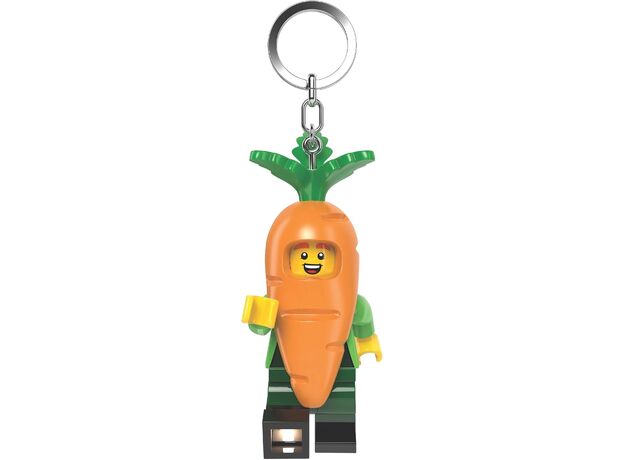 جاکلیدی 7 سانتی چراغ دار پسر لگویی با لباس هویج IQ Lego, تنوع: 53683P-Carrot, image 5