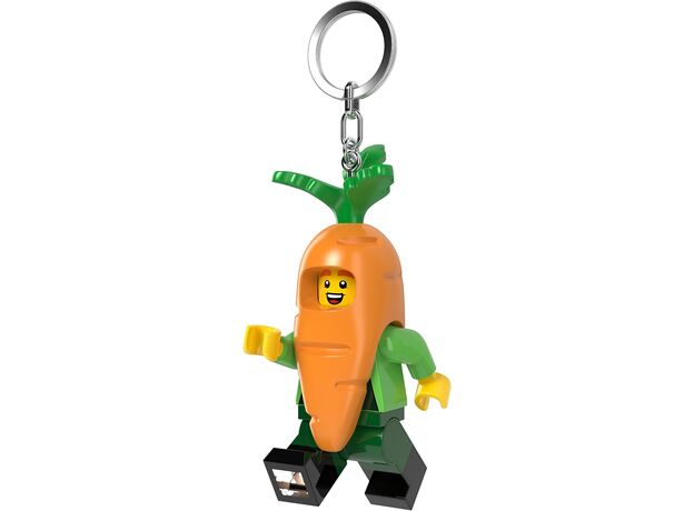 جاکلیدی 7 سانتی چراغ دار پسر لگویی با لباس هویج IQ Lego, تنوع: 53683P-Carrot, image 6