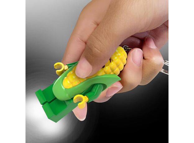 جاکلیدی 7 سانتی چراغ دار مرد لگویی با لباس ذرت IQ Lego, تنوع: 53683P-Corn, image 4