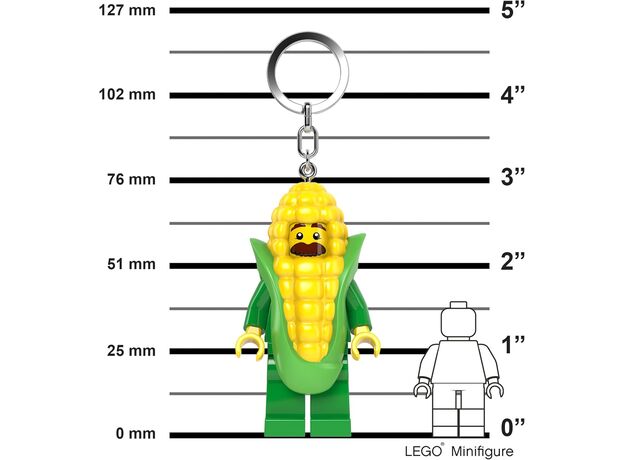 جاکلیدی 7 سانتی چراغ دار مرد لگویی با لباس ذرت IQ Lego, تنوع: 53683P-Corn, image 7