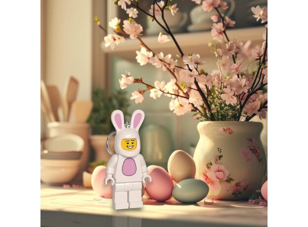 جاکلیدی 7 سانتی چراغ دار پسر با لباس خرگوش IQ, تنوع: 53542P-Rabbit, image 2