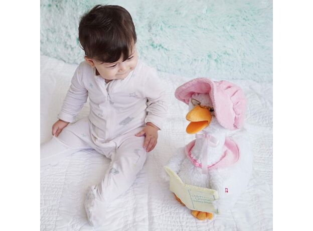 عروسک پولیشی 35 سانتی غاز مادر متحرک و آوازخوان صورتی Cuddle Barn, تنوع: 42862-Pink, image 