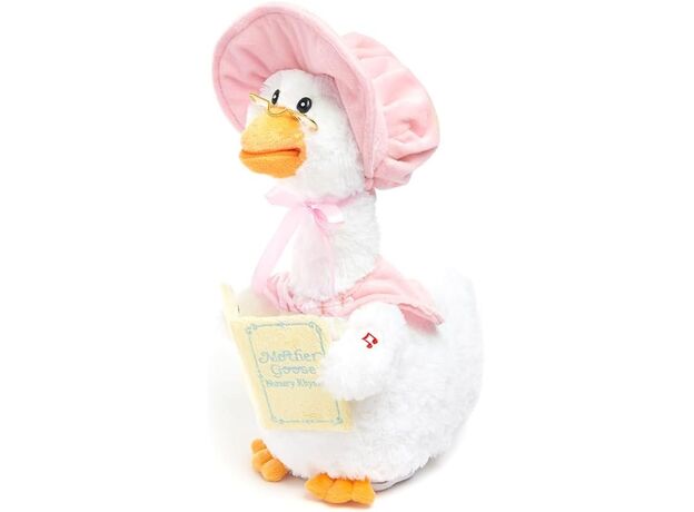 عروسک پولیشی 35 سانتی غاز مادر متحرک و آوازخوان صورتی Cuddle Barn, تنوع: 42862-Pink, image 8