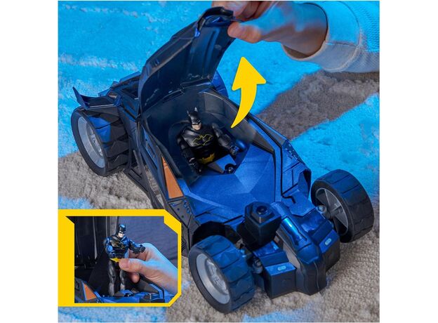 ماشین کنترلی Batmobile با مقیاس 1:20 به همراه فیگور DC Comics, image 4