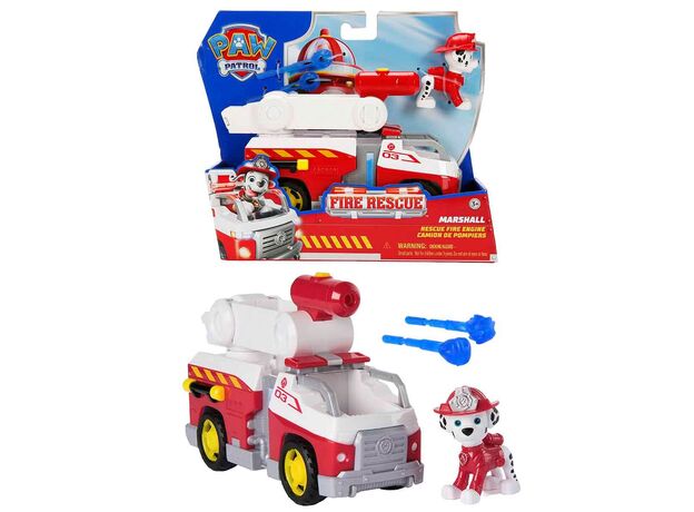 ماشین آتش‌ نشانی 20 سانتی مارشال سگ های نگهبان Paw Patrol سری Fire Rescue, image 9
