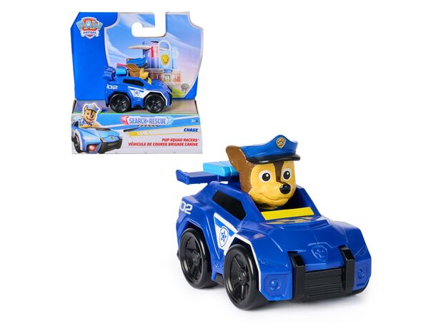 ماشین 6 سانتی به همراه فیگور چیس سگ های نگهبان Paw Patrol سری Search and Rescue, تنوع: 6074737-Chase, image 