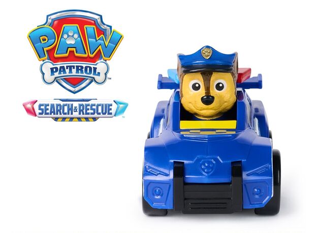 ماشین 6 سانتی به همراه فیگور چیس سگ های نگهبان Paw Patrol سری Search and Rescue, تنوع: 6074737-Chase, image 3