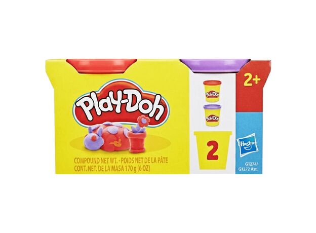 پک 2 تایی خمیربازی  Play Doh مدل بنفش و قرمز, تنوع: G1272-Purple, image 3