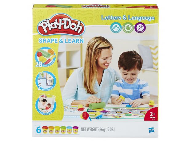 ست خمیربازی آموزش حروف انگلیسی Play Doh, image 