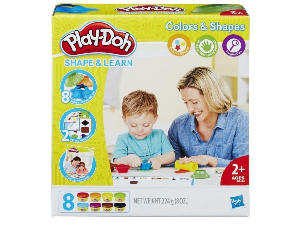 ست خمیربازی مدل شکل‌ها و رنگها Play Doh, image 