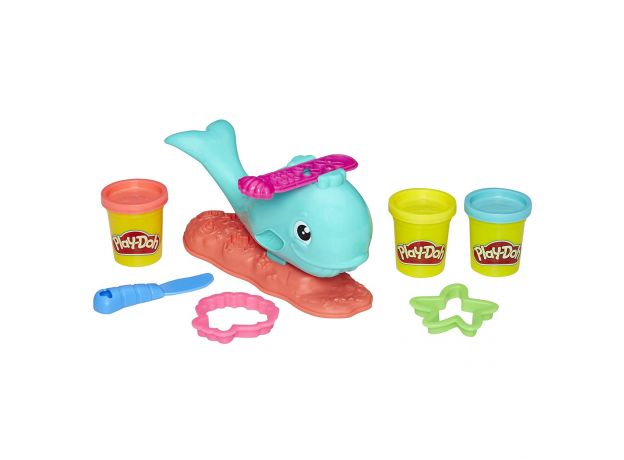 ست خمیربازی مدل نهنگ آبپاش Play Doh, image 2