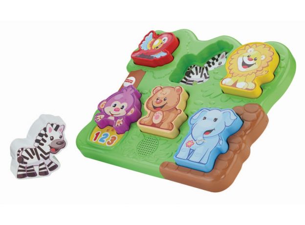 پازل موزیکال Fisher Price مدل حیوانات باغ وحش, تنوع: CGM43-Zoo, image 7