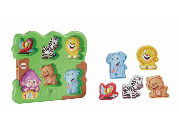 پازل موزیکال Fisher Price مدل حیوانات باغ وحش, تنوع: CGM43-Zoo, image 8