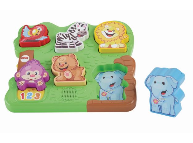 پازل موزیکال Fisher Price مدل حیوانات باغ وحش, تنوع: CGM43-Zoo, image 2