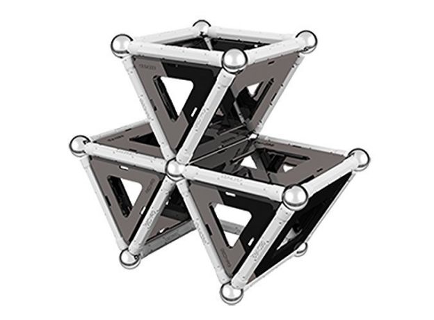 بازی مغناطیسی 68 قطعه‌ای جیومگ مدل Black and White, image 3