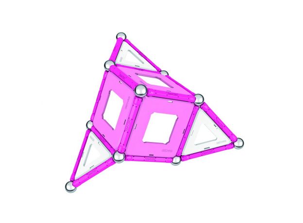 بازی مغناطیسی 68 قطعه‌ای جیومگ مدل Pink, image 15
