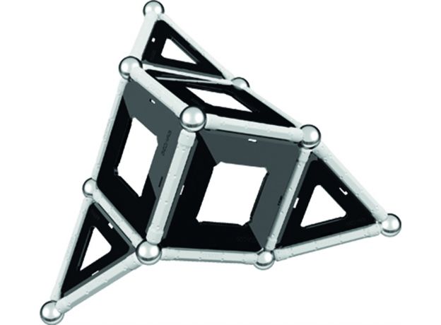 بازی مغناطیسی 68 قطعه‌ای جیومگ مدل Black and White, image 11