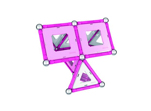 بازی مغناطیسی 68 قطعه‌ای جیومگ مدل Pink, image 11