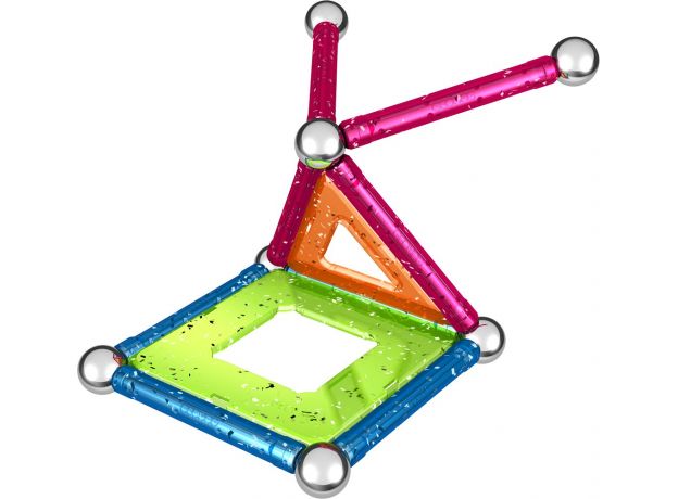بازی مغناطیسی 22 قطعه‌ای جیومگ مدل Glitter, image 9