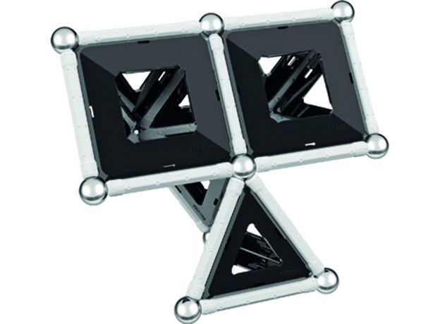 بازی مغناطیسی 68 قطعه‌ای جیومگ مدل Black and White, image 15