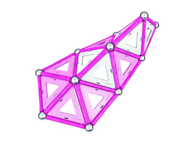 بازی مغناطیسی 68 قطعه‌ای جیومگ مدل Pink, image 12