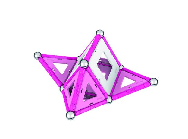 بازی مغناطیسی 68 قطعه‌ای جیومگ مدل Pink, image 14