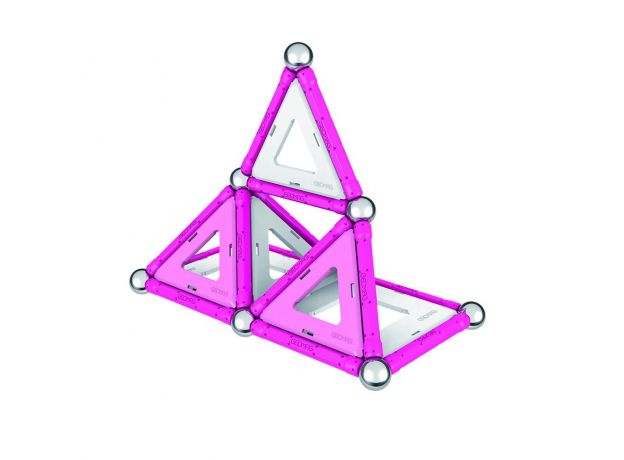 بازی مغناطیسی 68 قطعه‌ای جیومگ مدل Pink, image 17