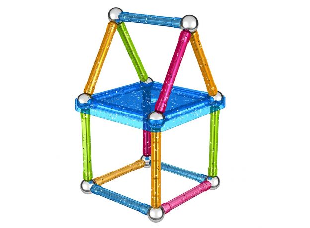 بازی مغناطیسی 30 قطعه‌ای جیومگ مدل Glitter, image 4
