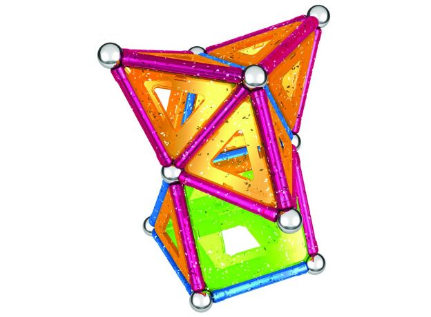 بازی مغناطیسی 68 قطعه‌ای جیومگ مدل Glitter, image 9