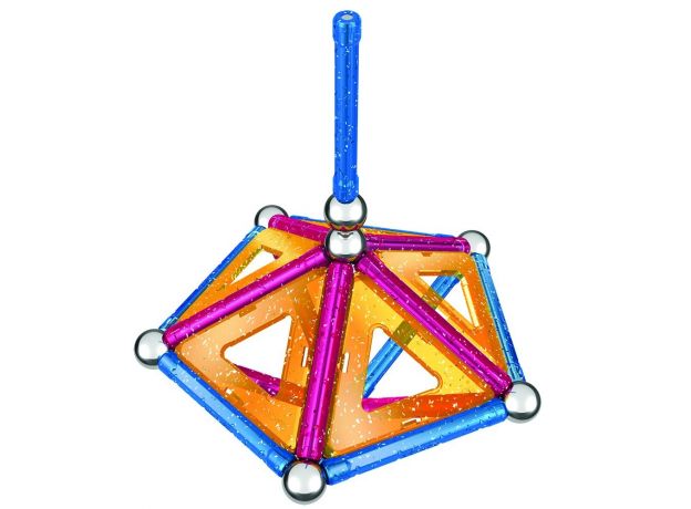 بازی مغناطیسی 68 قطعه‌ای جیومگ مدل Glitter, image 13