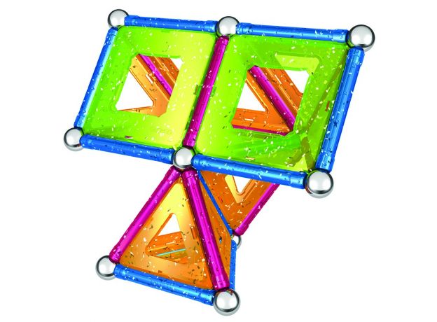 بازی مغناطیسی 68 قطعه‌ای جیومگ مدل Glitter, image 14