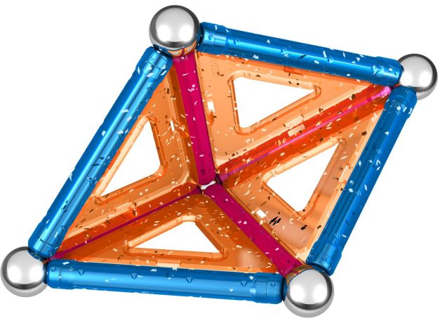 بازی مغناطیسی 22 قطعه‌ای جیومگ مدل Glitter, image 15