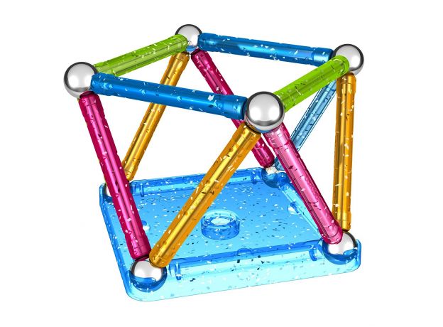 بازی مغناطیسی 30 قطعه‌ای جیومگ مدل Glitter, image 5