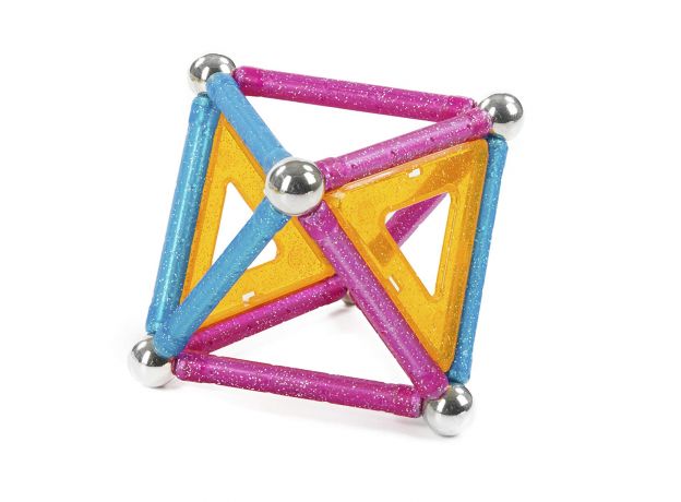 بازی مغناطیسی 22 قطعه‌ای جیومگ مدل Glitter, image 5