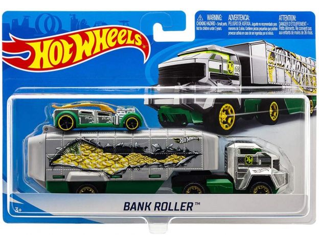 تریلی و ماشین Hot Wheels, image 