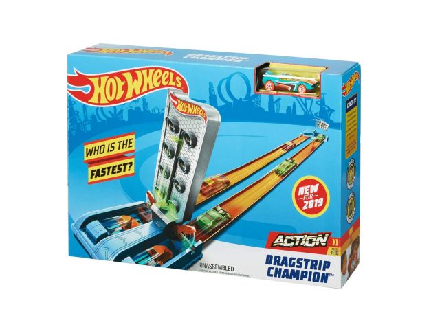 پیست مسابقه ماشین‌های Hot Wheels مدل Action Dragstrip Champion, تنوع: GBF81-Champion, image 