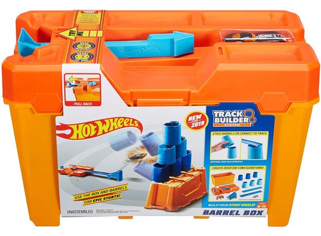 پیست ماشین های Hot Wheels سری Track Builder مدل Barrel Box, تنوع: FLK89-Barrel Box, image 