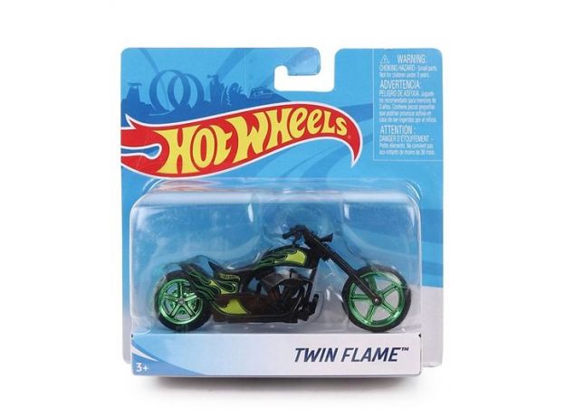 موتور Hot Wheels مدل Twin Flame با مقیاس 1:18, تنوع: X4221-Twin Flame, image 