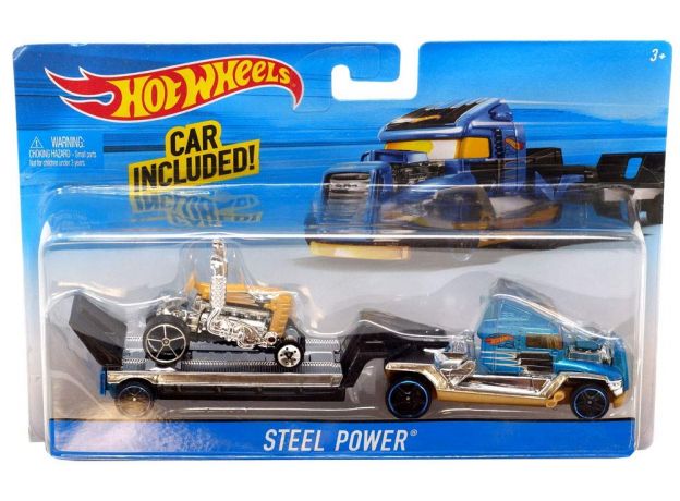 تریلی و ماشین Hot Wheels مدل Steel Power, تنوع: BDW51-Steel Power, image 