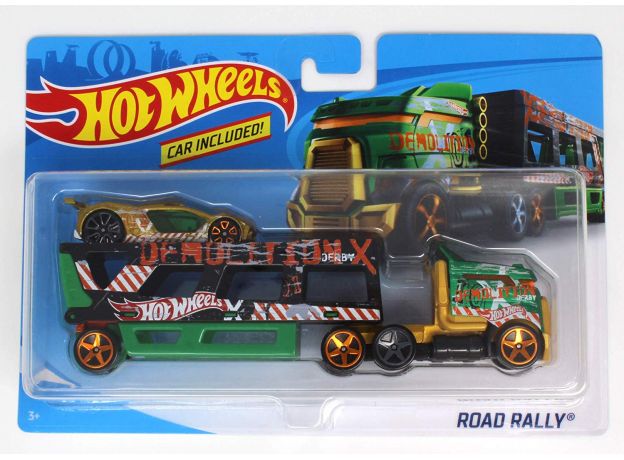 تریلی و ماشین Hot Wheels, image 