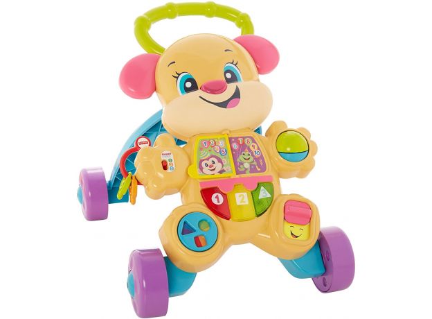 واکر آموزشی هاپو کوچولوی Fisher Price مدل صورتی, image 5