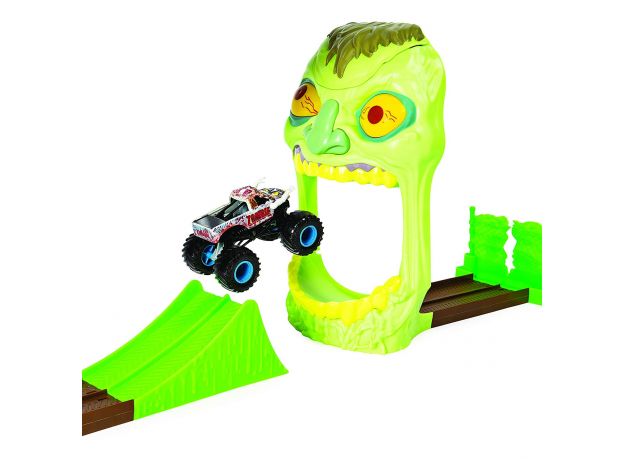 ماشین Monster Jam مدل Zombie به همراه پیست پرش با مقیاس 1:64, image 3