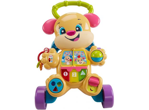 واکر آموزشی هاپو کوچولوی Fisher Price مدل صورتی, image 6