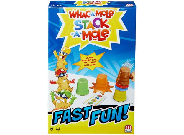 بازی گروهی Fast Fun مدل Whac-A-Mole Stack-A-Mole, image 