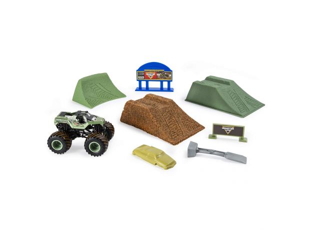 ماشین Monster Jam Dirt مدل Soldier همراه با Kinetic Sand, image 6