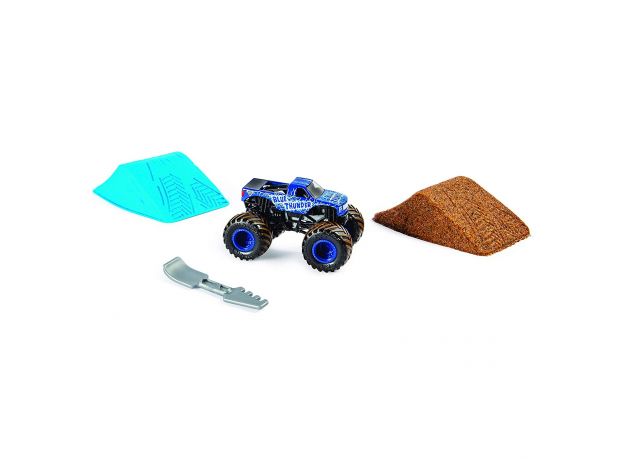ماشین Monster Jam Dirt مدل Blue Thunder همراه با Kinetic Sand, image 2