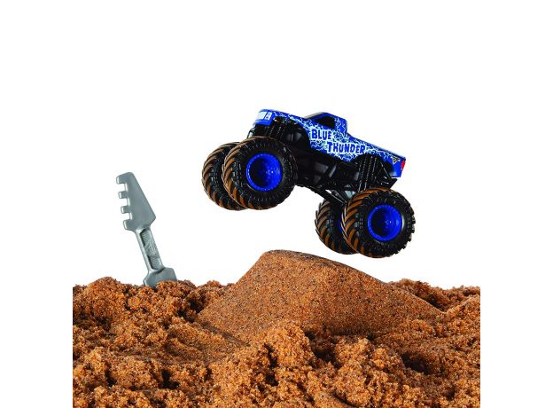 ماشین Monster Jam Dirt مدل Blue Thunder همراه با Kinetic Sand, image 3